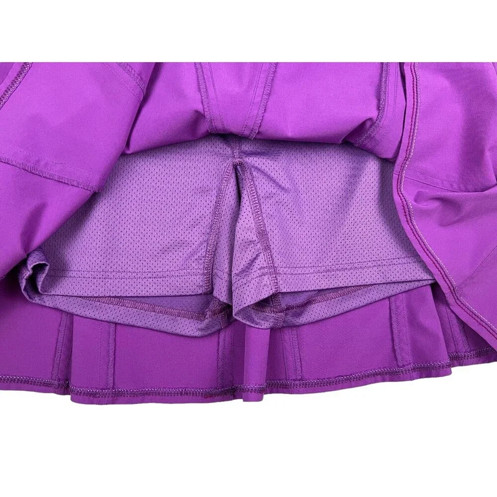 Title Nine Nimblene Swingtastic Skort  Women's 6  Purple Skort w Inner Shorts - Picture 3 of 4